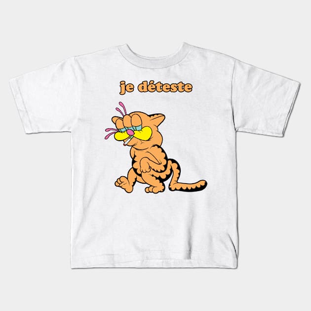 i hate Kids T-Shirt by Moon Toboggan